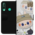 Pikkukuva 1 / 3: Huawei P40 lite E Lompakkokotelo Labubu Minimal Mood - Yksinkertainen ja tyylikäs hirviösuunnittelu