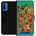 Miniatyrbillede 1 af 3: Xiaomi Redmi Note 9 4G Tegnebogsetui Minecraft