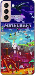 Kompatibelt Mobilskal till Samsung Galaxy S21 Minecraft
