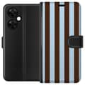 Kompatibel Tegnebogsetui til OnePlus Nord CE 3 Lite Blåbrune striber brun