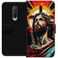 Pikkukuva 1 / 3: OnePlus 8 Lompakkokotelo Jeesus ja Kortti - uskonnollinen moti