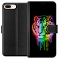 Pikkukuva 1 / 3: Apple iPhone 8 Plus Lompakkokotelo Neon Tiikeri