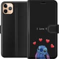 Kompatibelt Lommeboketui til Apple iPhone 11 Pro Max Stitch Kjærlighet