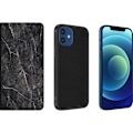 Miniatyrbillede 3 af 9: Apple iPhone 12  Tegnebogsetui Sort Marmor