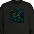 Miniatyrbild 1 av 3: Sweatshirt för Vuxen | Klassisk Collegetröja Minecraft Dunge svart S