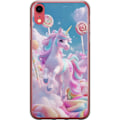 Pikkukuva 1 / 2: Apple iPhone XR Läpinäkyvä kuori Yksisarvinen Candy Pastel Kawaii Suunnittelu Söpö Suosittu Väri Graafinen Trendi Lapsen Teema Fantasia Taide