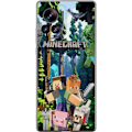 Pikkukuva 1 / 3: Motorola Edge 30 Ultra Läpinäkyvä kuori Minecraft-matkapuhelinkotelo metsällä ja pikselityylisillä hahmoilla
