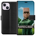 Miniatyrbilde 1 av 3: Apple iPhone 15 Plus Lommeboketui A Minecraft Movie