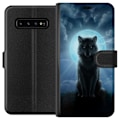 Pikkukuva 1 / 3: Samsung Galaxy S10 Lompakkokotelo Susi