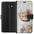 Pikkukuva 1 / 3: Samsung Galaxy A3 (2017) Lompakkokotelo Kitten Neule