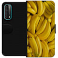 Miniatyrbild 1 av 3: Huawei P smart 2021 Plånboksfodral Banana Pattern – lekfull