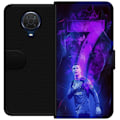 Miniatyrbillede 1 af 3: Nokia G20 Tegnebogsetui Ronaldo 7 - Fodboldlegende i Handling for Fans