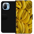 Miniatyrbillede 1 af 3: Xiaomi Mi 11 Tegnebogsetui Banan mønster