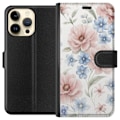 Miniatyrbillede 1 af 3: Apple iPhone 14 Pro Max Tegnebogsetui Romantiske blomster