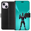 Miniatyrbillede 1 af 3: Apple iPhone 15 Plus Tegnebogsetui sort ridder fortnite