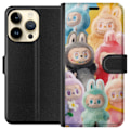 Pikkukuva 1 / 3: Apple iPhone 15 Pro Lompakkokotelo Labubu Luonnos Tyyli