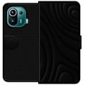 Miniatyrbillede 1 af 3: Xiaomi Mi 11 Pro Tegnebogsetui Sorte Bølger