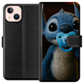 Miniatyrbillede 1 af 3: Apple iPhone 13 Tegnebogsetui Stitch & Napp - babytema med sød karakter