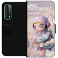 Pikkukuva 1 / 3: Huawei P smart 2021 Lompakkokotelo Mega Space Molly Care Bears Series - Share Bear Edition