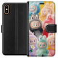 Miniatyrbild 1 av 3: Apple iPhone X Plånboksfodral Labubu Sketch Style – Handritat monster i tusch