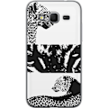 Pikkukuva 1 / 3: Samsung Galaxy Core Prime Läpinäkyvä kuori Leopard Faces