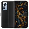 Kompatibelt Lommeboketui til Xiaomi 12 Pro Blomster