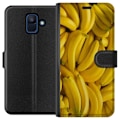 Pikkukuva 1 / 3: Samsung Galaxy A6 (2018) Lompakkokotelo Banaani kuvio