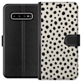 Pikkukuva 1 / 3: Samsung Galaxy S10+ Lompakkokotelo Dot Dance
