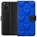 Miniatyrbillede 1 af 3: Xiaomi Redmi Note 11 Tegnebogsetui Blå Hjerter