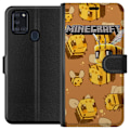 Miniatyrbillede 1 af 3: Samsung Galaxy A21s Tegnebogsetui Minecraft Bi