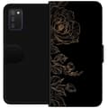 Kompatibel Tegnebogsetui til Samsung Galaxy A03s Blomster