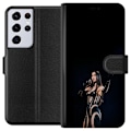 Miniatyrbild 1 av 3: Samsung Galaxy S21 Ultra 5G Plånboksfodral Dua Lipa – Pop S