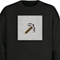 Miniatyrbillede 1 af 3: Sweatshirt til Børn | Blød & Klassisk Sweatshirt Minecraft Værktøjer sort one size