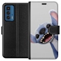 Miniatyrbillede 1 af 3: Motorola Edge 20 Pro Tegnebogsetui Stitch i fart - Kawaii-desi