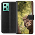 Miniatyrbild 1 av 3: Xiaomi Redmi Note 12 Plånboksfodral Labubu Graffiti Vibes – Gatukonst i monsterform