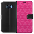 Kompatibel Tegnebogsetui til Samsung Galaxy S8 CC Pink
