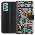 Miniatyrbillede 1 af 3: Samsung Galaxy A72 5G Tegnebogsetui Minecraft Kunst