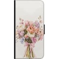 Miniatyrbillede 3 af 3: Motorola Moto E7 Power Tegnebogsetui Mobilcover med farverig blomsterbuket i romantisk stil