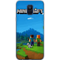Miniatyrbillede 1 af 3: Samsung Galaxy A6 (2018) Gennemsigtig cover Minecraft Key Art