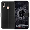 Pikkukuva 1 / 3: Huawei P20 lite Lompakkokotelo Black Mirror Sci-Fi Netflix -sa