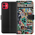 Miniatyrbilde 1 av 3: Apple iPhone 11 Lommeboketui Minecraft Kunsthåndverk