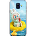 Miniatyrbild 1 av 3: Samsung Galaxy A6 (2018) Genomskinligt Skal Labubu Macaron Ser