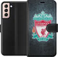 Kompatibelt Plånboksfodral till Samsung Galaxy S21 Liverpool