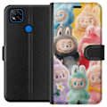 Miniatyrbild 1 av 3: Xiaomi Redmi 9C Plånboksfodral Labubu Sketch Style – Handri