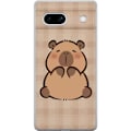 Pikkukuva 1 / 3: Google Pixel 7a Läpinäkyvä kuori Mobilskal kawaii capybara flera figurer japansk stil