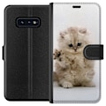 Pikkukuva 1 / 3: Samsung Galaxy S10e Lompakkokotelo Kissa