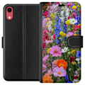 Miniatyrbillede 1 af 3: Apple iPhone XR Tegnebogsetui Blomstret mobilcover med sommerlig eng og naturmotiv