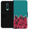 Miniatyrbild 1 av 3: OnePlus 8 Plånboksfodral Squid Game Karaktärer Grafisk Design Seriefigurer Populär TV Motiv Asiatisk Stil Spännande Trend