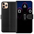 Miniatyrbild 1 av 3: Apple iPhone 11 Pro Max Plånboksfodral Squid Game Säsong 3 Nya Ikoner Populär Serie TV Motiv Asiatisk Drama Trend Ikoniskt Grafisk Design