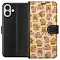 Miniatyrbilde 1 av 3: Apple iPhone 16 Plus Lommeboketui Kawaii capybara mobildeksel med flere søte figurer